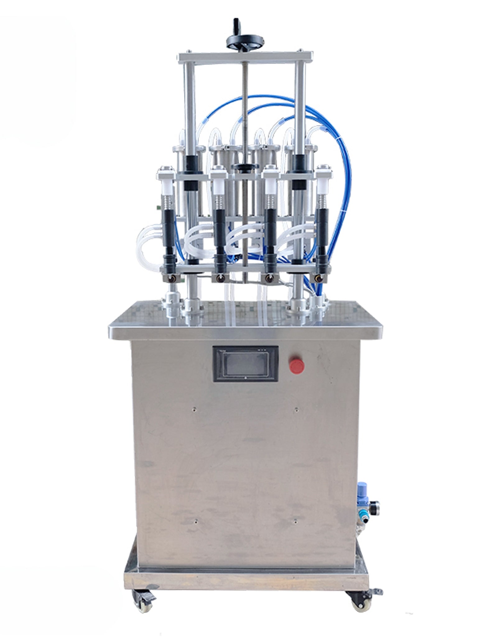 4 Filling Nozzles Equal Liquid Level Vacuum Bottle Perfume Filling Machine